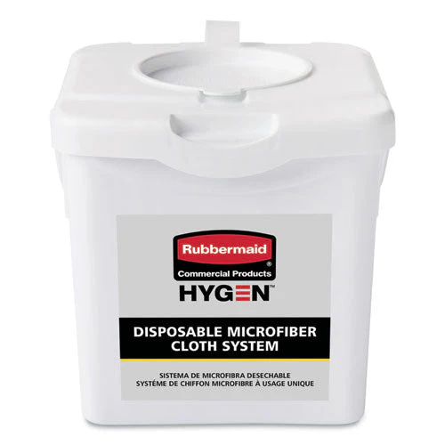 Disposable Microfiber Charging Bucket, 7.92 X 7.75 X 7.44, White, 4/carton - Image 1
