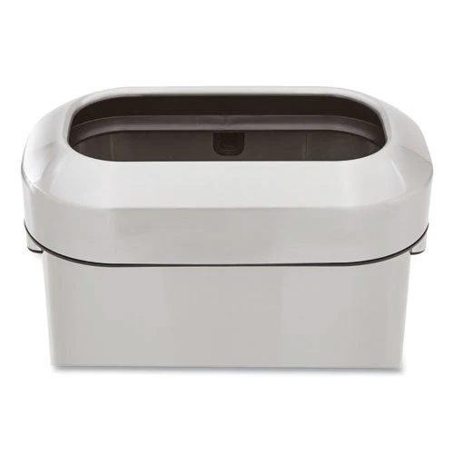Refine Series Waste Receptacle, 15 Gal, Plastic/stainless Steel - Image 2