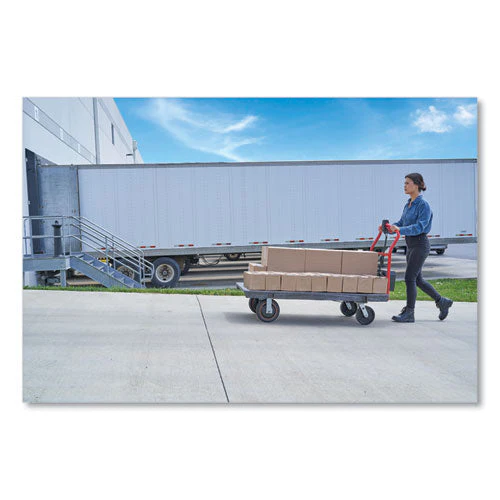 Motorized Kit For 30" X 60" Platform Trucks, Large, Dc Motor, 60 V Lithium-ion Battery, 0.5 Mph To 3 Mph, Black/red - Image 3