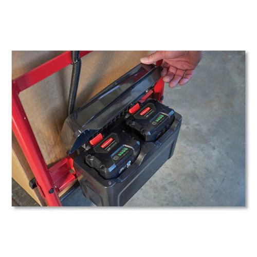 Motorized Kit For 24" X 48" Platform Trucks, Medium, Dc Motor, 60 V Lithium-ion Battery, 0.5 Mph To 3 Mph, Black/red - Image 3