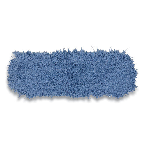 Twisted Loop Blend Dust Mop, Pic/pet Polyester, 24" X 5", Blue - Image 1