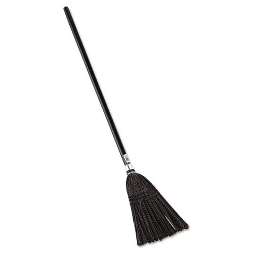 Lobby Pro Synthetic-fill Broom, Synthetic Bristles, 37.5" Overall Length, Black - Image 1