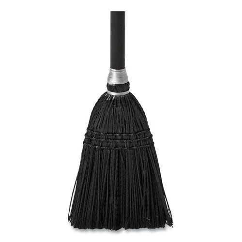Lobby Pro Synthetic-fill Broom, Synthetic Bristles, 37.5" Overall Length, Black - Image 3