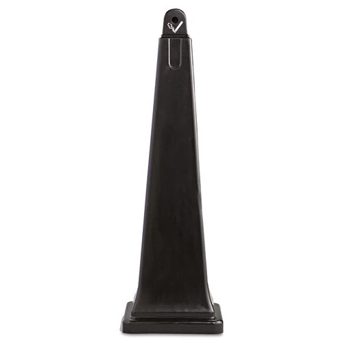 Groundskeeper Cigarette Waste Collector, Pyramid, 1 Gal, 12.25 X 39.75,  Black - Image 2