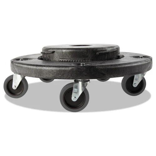 Brute Quiet Dolly, 250 Lb Capacity, 18.25" Diameter X 6.63"h, Black - Image 1
