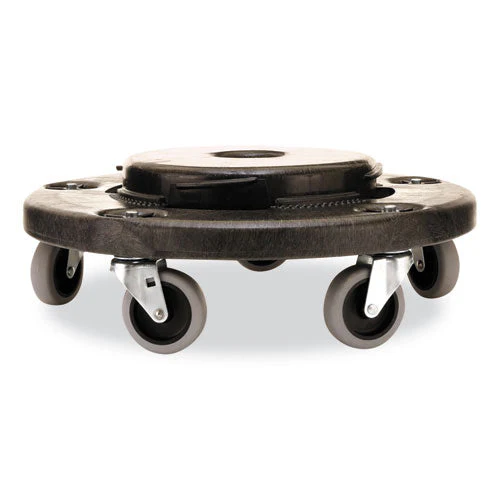 Brute Quiet Dolly, 250 Lb Capacity, 18.25" Diameter X 6.63"h, Black - Image 2