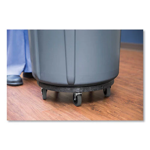 Brute Quiet Dolly, 250 Lb Capacity, 18.25" Diameter X 6.63"h, Black - Image 3