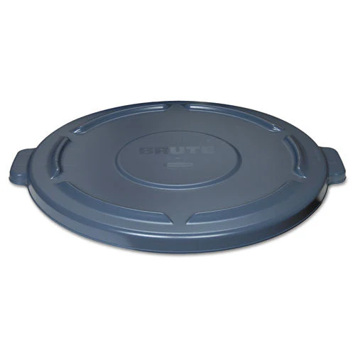 Brute Self-draining Flat Top Lids, 24.5" Diameter X 1.5h, Gray - Image 3