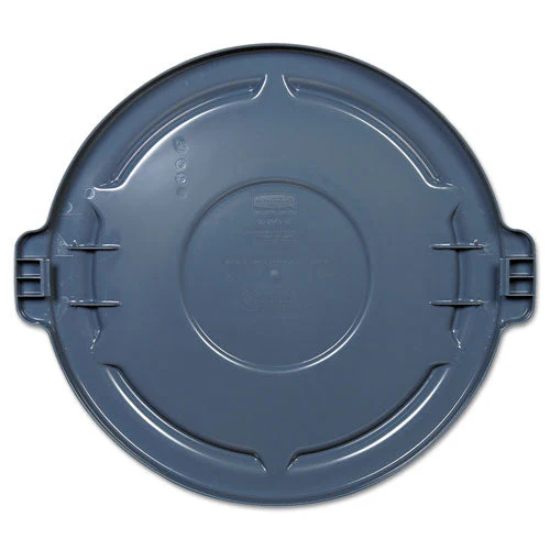 Brute Self-draining Flat Top Lids, 24.5" Diameter X 1.5h, Gray - Image 2