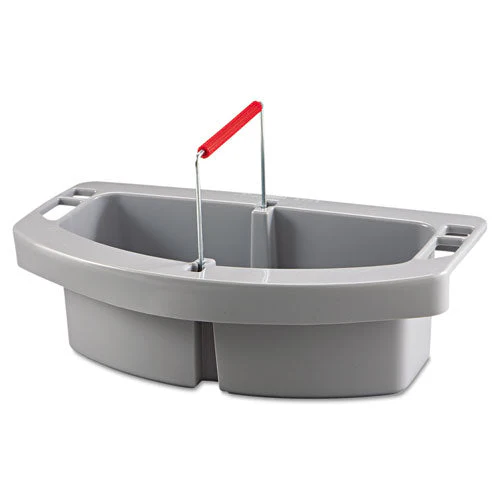 Maid Caddy, Two Compartments, 16 X 9 X 5, Gray - Image 1