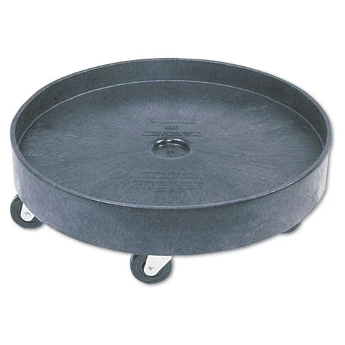 Brute Container Universal Drum Dolly, 500 Lb Capacity, 24.38 X 7.13, Black - Image 1