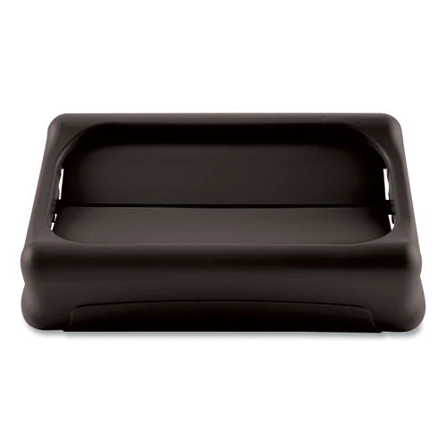 Swing Top Lid For Slim Jim Waste Containers, 11.38w X 20.5d X 5h, Black - Image 3