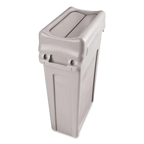 Swing Lid For Slim Jim Waste Container, Gray - Image 3