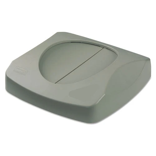 Untouchable Square Swing Top Lid, 16w X 16d X 4h, Gray - Image 1