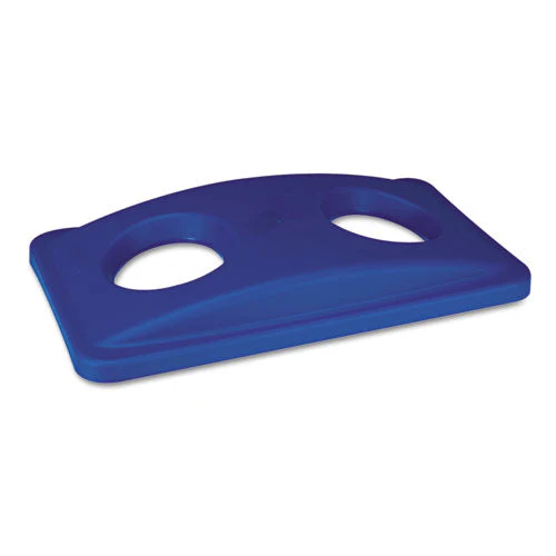 Lid For Slim Jim Bottle Recycling Container, 20.38w X 11.38d X 2.75h, Blue - Image 3
