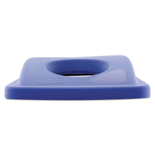 Lid For Slim Jim Bottle Recycling Container, 20.38w X 11.38d X 2.75h, Blue - Image 2