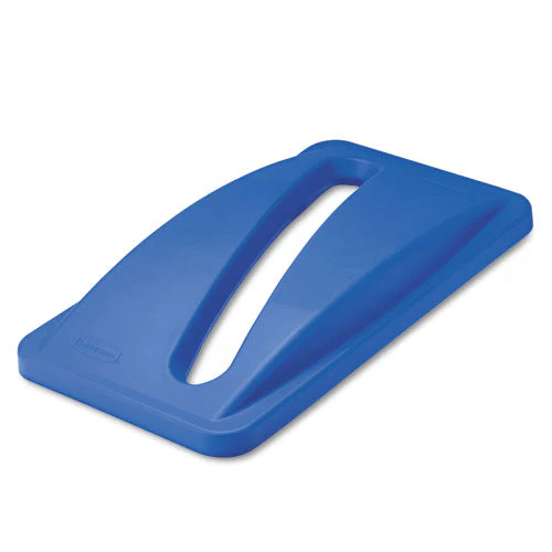 Slim Jim Paper Recycling Top, 20.38w X 11.38d X 2.75h, Dark Blue - Image 1