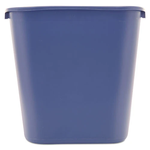 Deskside Recycling Container, Medium, 28.13 Qt, Plastic, Blue - Image 2