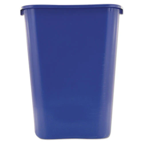 Deskside Recycling Container With Symbol, Large, 41.25 Qt, Plastic, Blue - Image 3