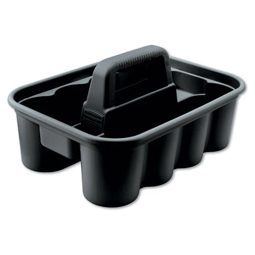 Commercial Deluxe Carry Caddy, Eight Compartments, 15 X 7.4, Black - Image 1