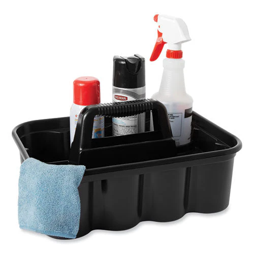 Commercial Deluxe Carry Caddy, Eight Compartments, 15 X 7.4, Black - Image 2