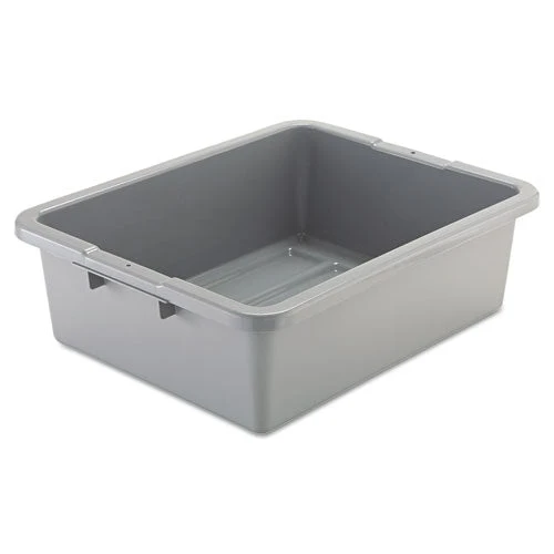 Bus/utility Box, 7.13 Gal, 21.5" X 17.13" X 7", Gray - Image 1