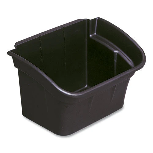Utility Bin, 4 Gal, 17" X 12.13" X 10.5", Black - Image 1