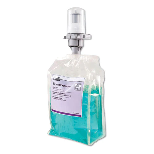 Enriched-foam Soap Refill, Vanilla/white Peach Scent, 1,300 Ml, 3/carton - Image 1