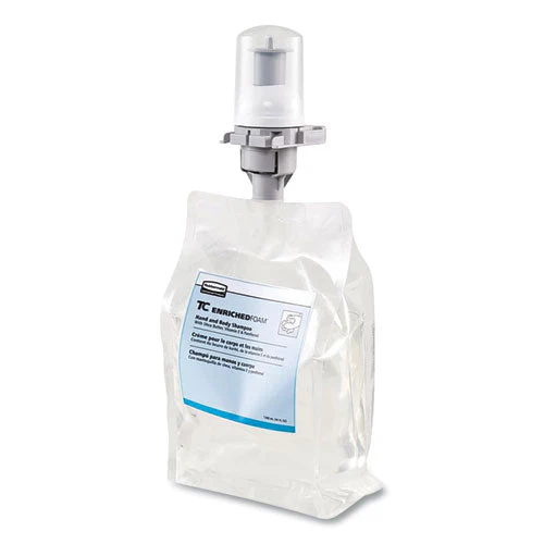 Enriched Foaming Hand And Body Shampoo, Fresh Scent, 1,300 Ml Refill, 5/carton - Image 1