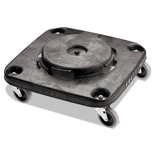 Brute Container Square Dolly, 300 Lb Capacity, 17.25 X 6.25, Black - Image 1