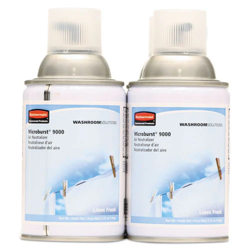 Tc Microburst 9000 Air Freshener Refill, Linen Fresh, 5.3 Oz Aerosol Spray, 4/carton - Image 3