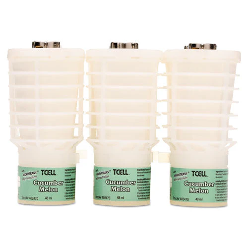 Tcell Microtrans Odor Neutralizer Refill, Cucumber Melon, 1.62 Oz, 6/carton - Image 1