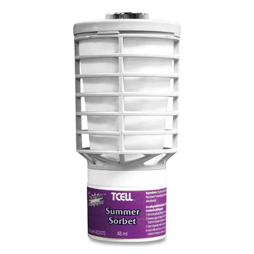 Tcell Air Freshener Dispenser Oil Fragrance Refill, Summer Sorbet, 1.6 Oz, 6/carton - Image 1