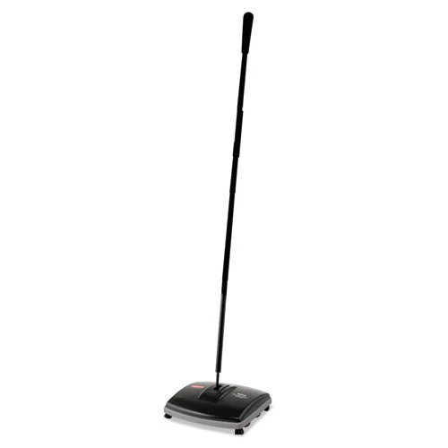 Floor And Carpet Sweeper, 44" Handle, Black/gray - Image 1