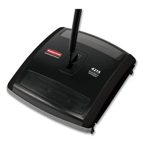 Brushless Mechanical Sweeper, 44" Handle, Black/yellow - Image 3