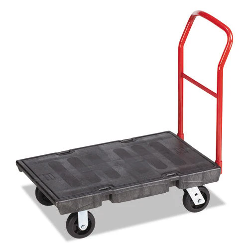 Heavy-duty Platform Truck Cart, 1,000 Lb Capacity, 24 X 36 Platform, Black - Image 1