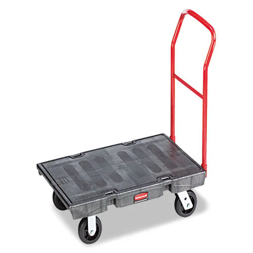 Heavy-duty Platform Truck Cart, 2,000 Lb Capacity, 24 X 48 Platform, Black - Image 1