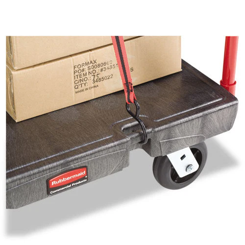 Heavy-duty Platform Truck Cart, 2,000 Lb Capacity, 24 X 48 Platform, Black - Image 3