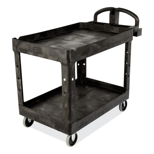 Heavy-duty Platform Truck Cart, 1,200 Lb Capacity, 24 X 48 Platform, Black - Image 2
