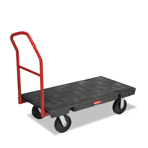 Platform Truck, 2,000 Lb Capacity, 24 X 48 X 7, Black - Image 1