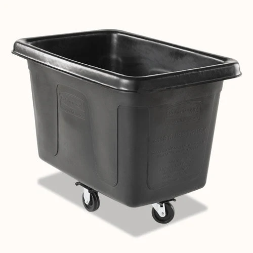 Cube Truck, 59 Gal, 300 Lb Capacity, Plastic, Black - Image 1