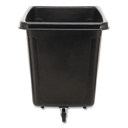 Cube Truck, 12 Cu Ft, 400 Lb Capacity, Medium-density Polyethylene/metal Frame, Black - Image 2