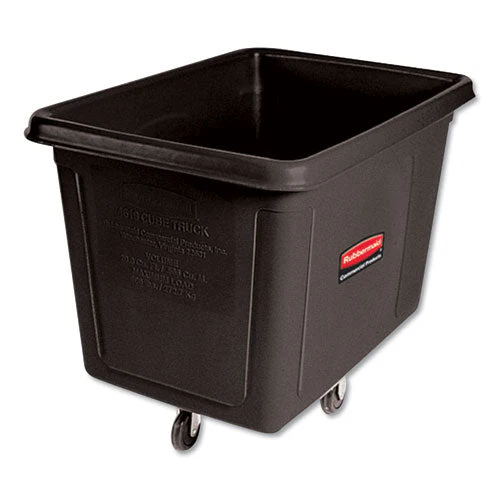 Cube Truck, 149 Gal, 600 Lb Capacity, Plastic, Black - Image 1