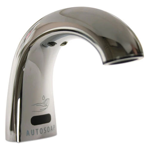 One Shot Soap Dispenser - Touch Free, Foam, 1.9 X 5.5 X 4, Polished Chrome - Image 1