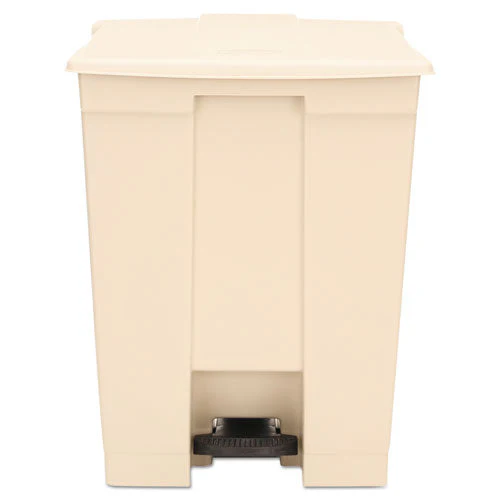 Legacy Step-on Receptacle, 18 Gal, Polyethylene, Beige - Image 1