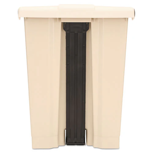 Legacy Step-on Receptacle, 18 Gal, Polyethylene, Beige - Image 2