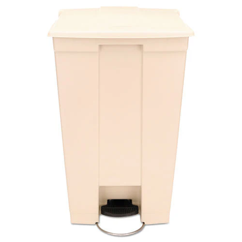 Legacy Step-on Receptacle, 23 Gal, Polyethylene, Beige - Image 1