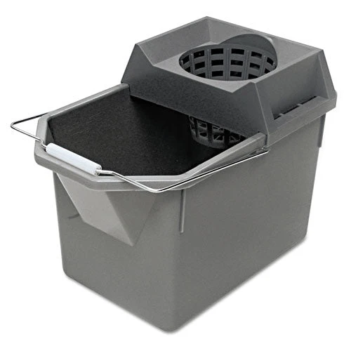 Pail/strainer Combination, 15 Qt, Steel Gray - Image 1