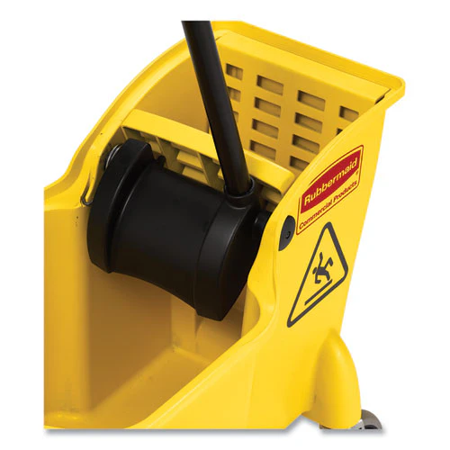 Tandem 31-quart Bucket/wringer Combo, Reverse, Yellow - Image 2