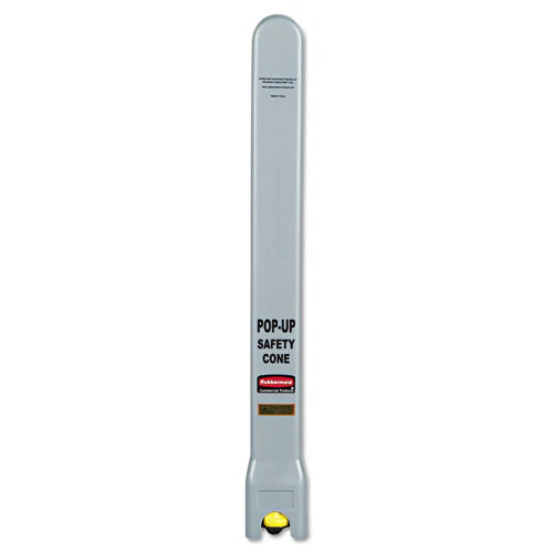 Multilingual Pop-up Safety Cone, 3-sided, Fabric, 21 X 21 X 20, Yellow - Image 2